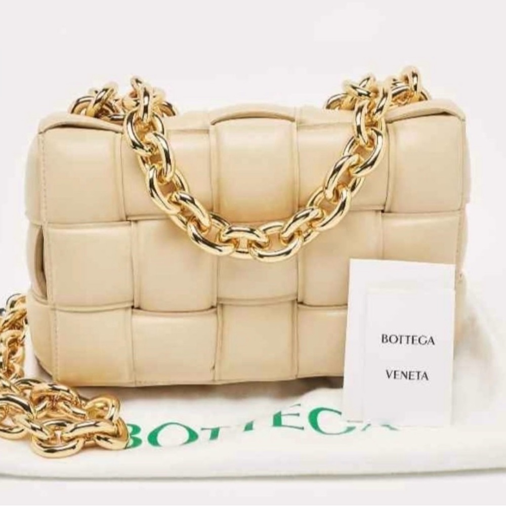 Bottega Veneta Cassette Chain Padded Leather Bag